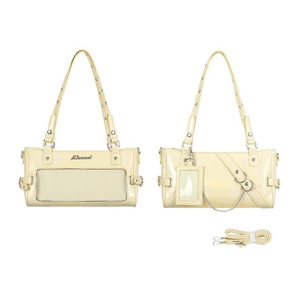 Board Yellow Leather Vintage Shoulder Ita Bag Display PU