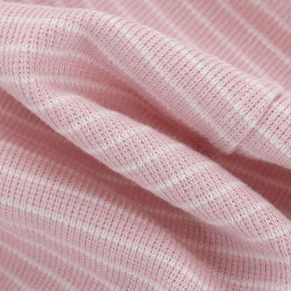 Pink Striped Bodycon Skirt with Kawaii Autumn Style - serendipity