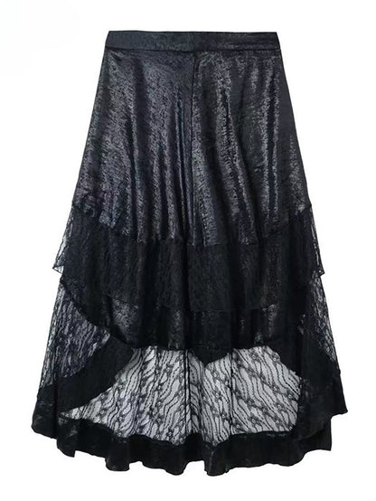 + 花柄トップ、ホルターネック、アンダースカート、キャミスカート、レースセット、ドレス、ホリデーネック、ブラック、パープル、ビタースイート