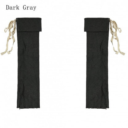 脚の色 5つのオプション ウォーマー ニット