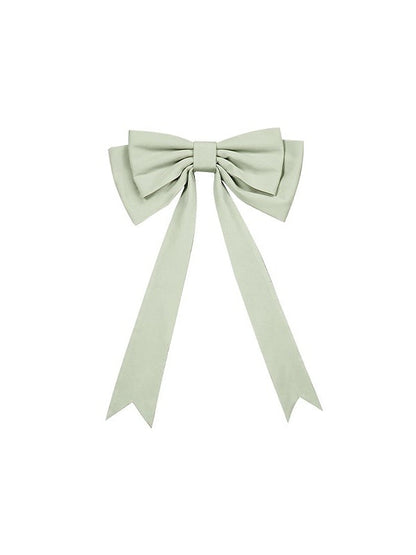 Big Green / Pink Blue Gray Bow Black