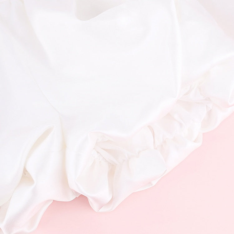 White Bubble Shorts - serendipity