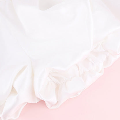 White Bubble Shorts - serendipity