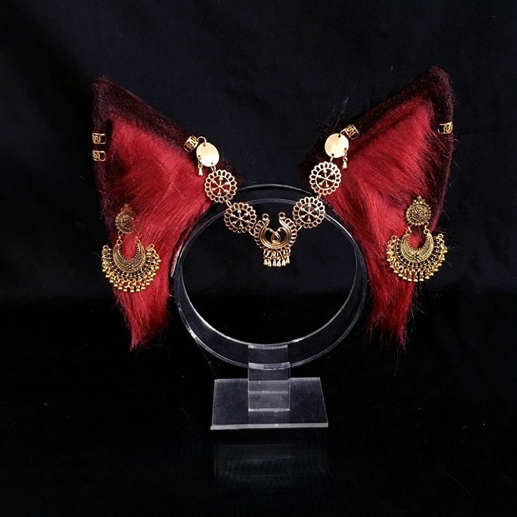 Round Colors with Ear Plush Wolf Decorations 2