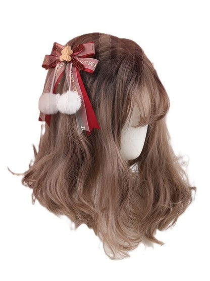 Lolita Options Christmas-style 4 Hairclip Gingerbread