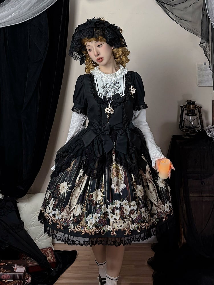 Black Bowknot Hairclips