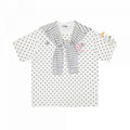 White Star Print T-Shirt with Hairclip - Languid Park