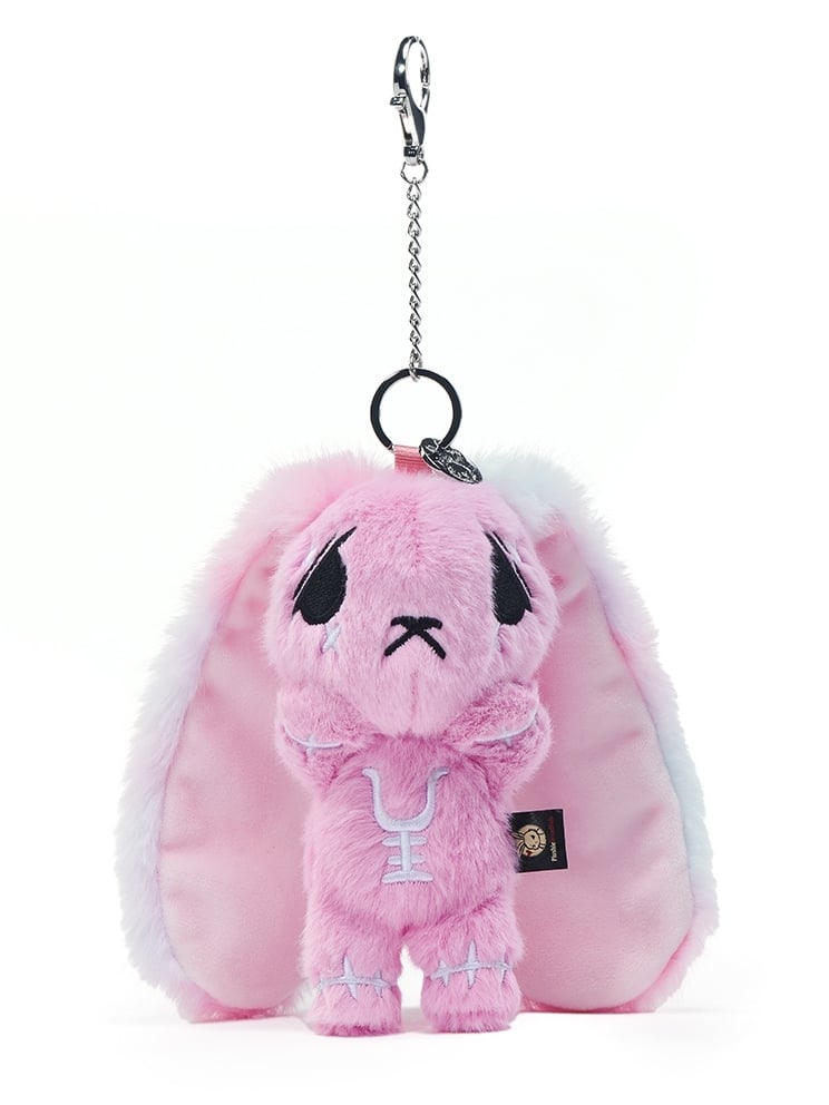 Options Guro Anxious - Kawaii Embroidery 7 Symbol Scar Color Details Keychain Bunny