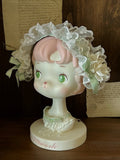 Hairband Jasmine Bows Floral and Green Accents