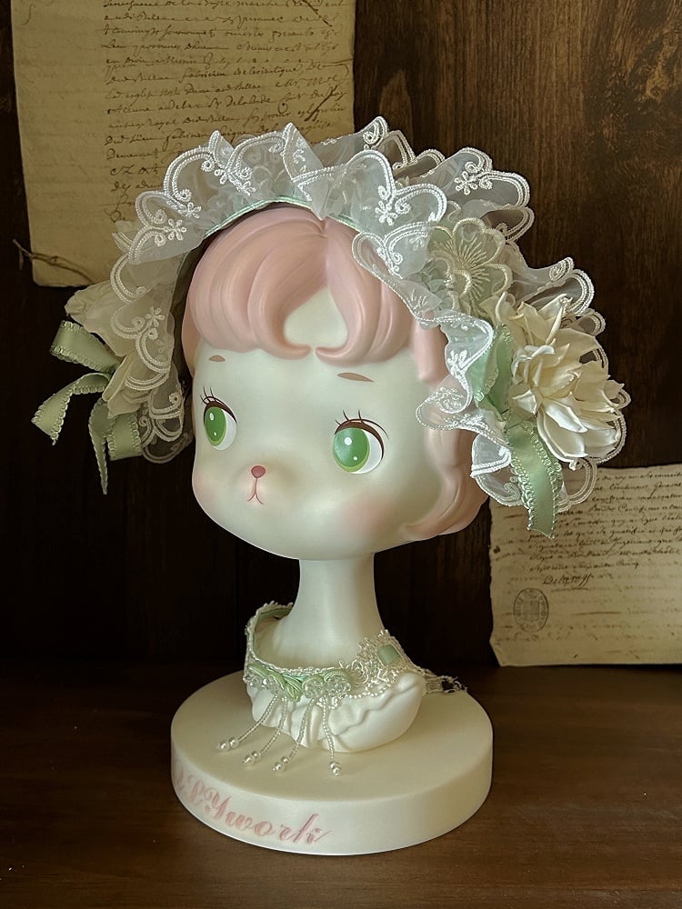 Hairband Jasmine Bows Floral and Green Accents