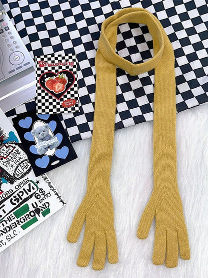 Y2K Handförmiger Schal