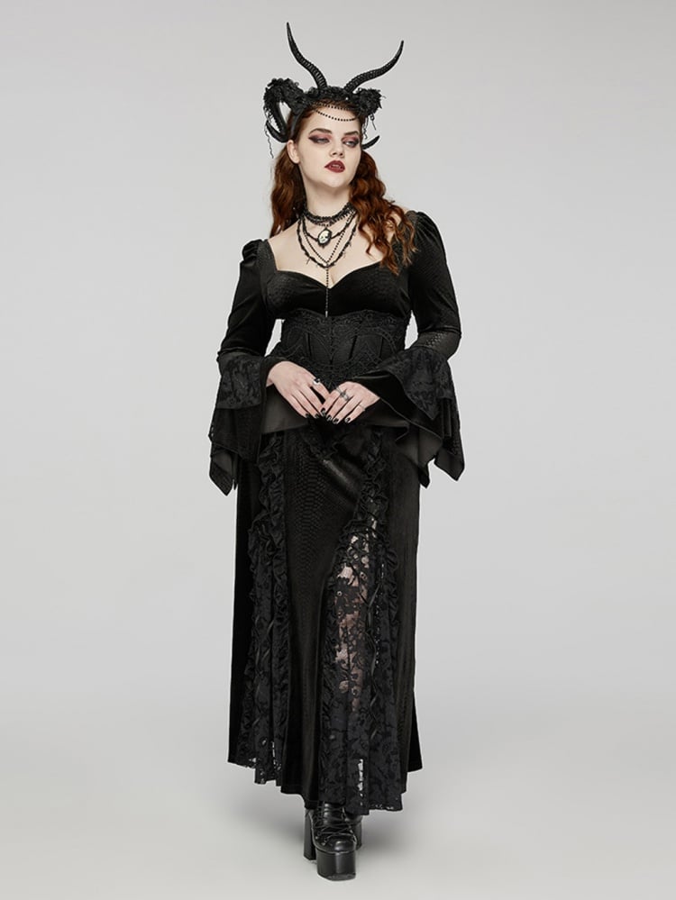 Goth Black Horn Kopfbedeckung