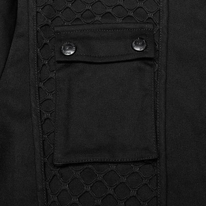 Men's Cyberpunk Black Shirt