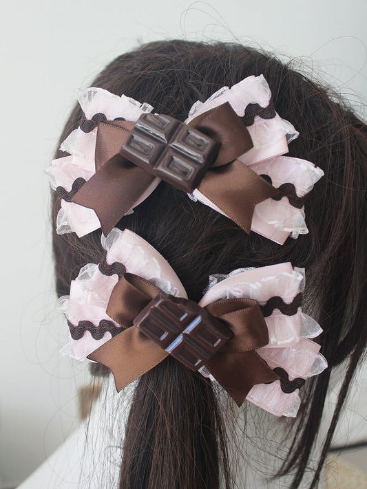 Clips Sweet Style Chocolate Pink Hair
