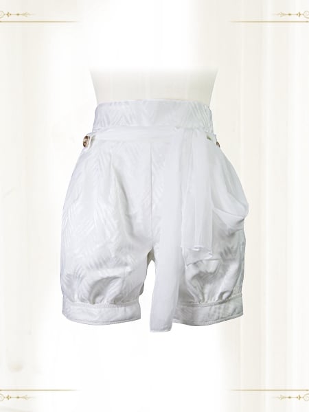 Ouji Knickerbockers Prince Lolita White Style Shorts