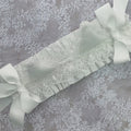 White Landmine Hairband with Bow Lace and Kitty Ear Accents - Ekomi