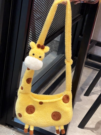 Tasche Giraffe Crossbody Gelb