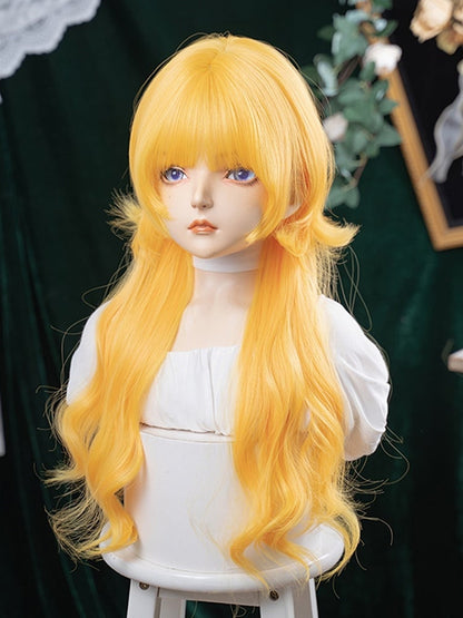Wig Blonde Jellyfish 70cm Curly Haircut
