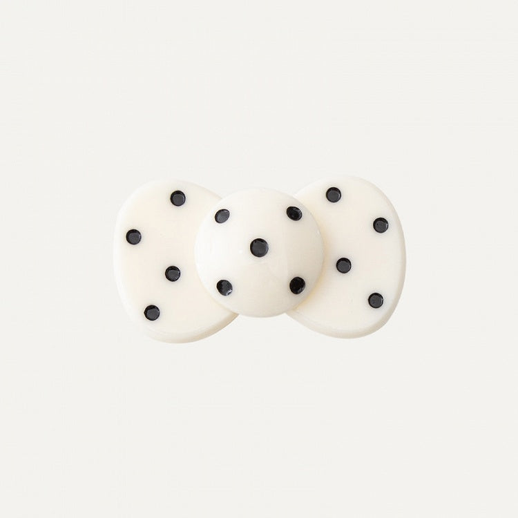 3 Hair Dot Colors Bowknot Clip