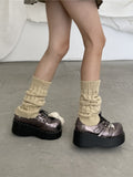 14 Color Options 42CM Knitted Leg Warmers