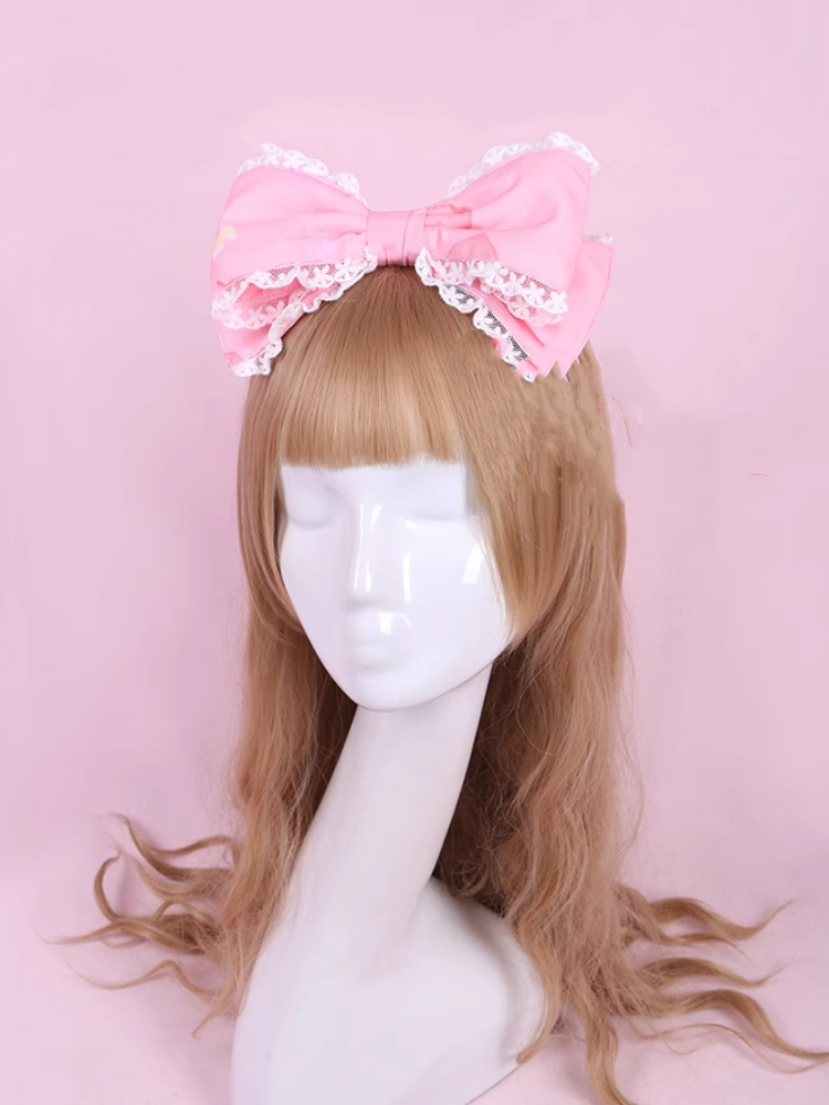 Bowknot KC Sweet Zoo Pink Bubble Lolita