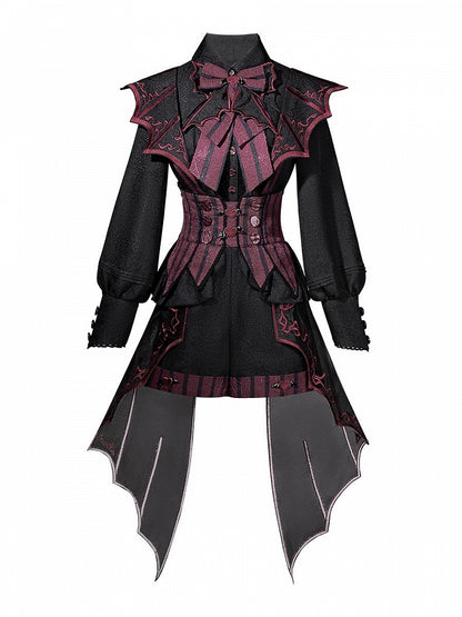 Ouji Jacquard Shirt & Overall Shorts Set - Unknown Star