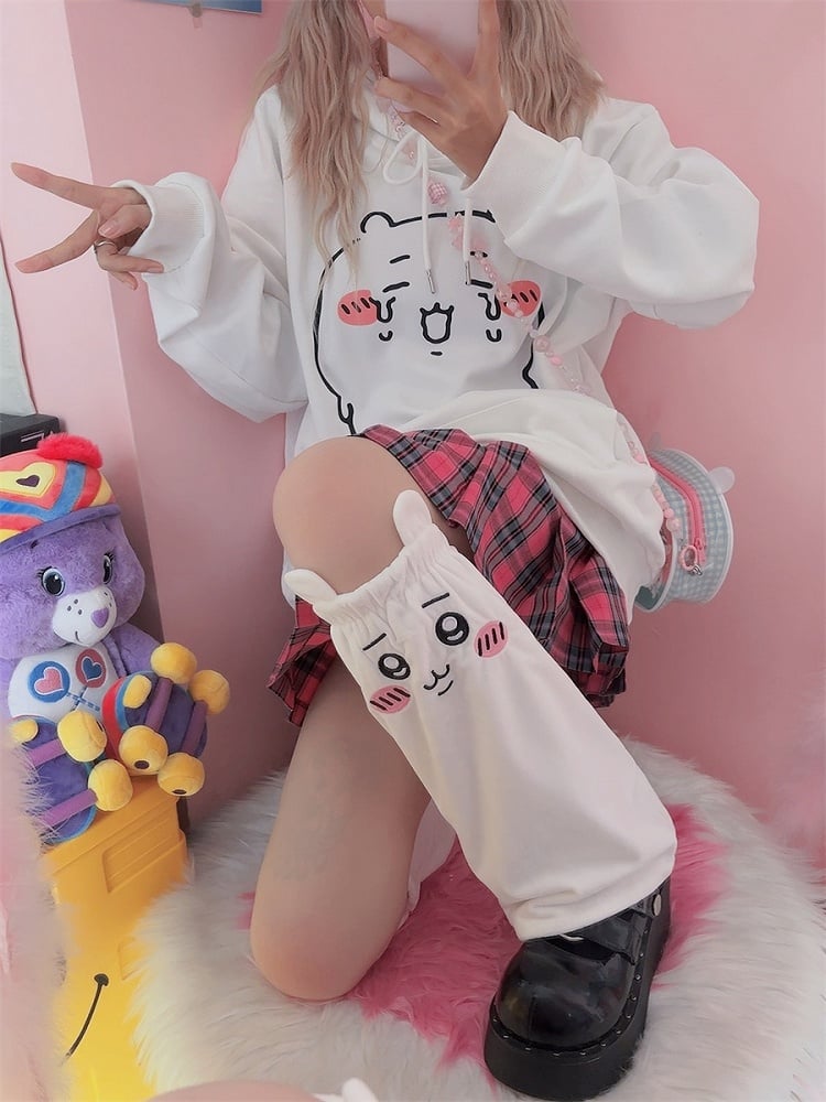 漫画柄 40cm レッグウォーマー