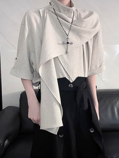 with Ouji Design Sleeve Green Short Scarf Light Lolita Top
