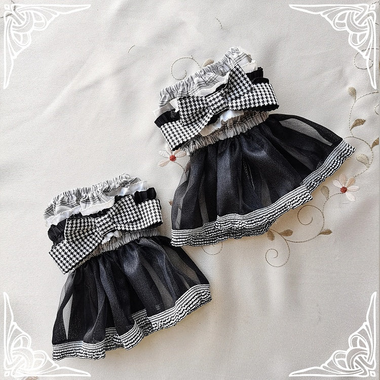 Sleeves Bowknot Puff