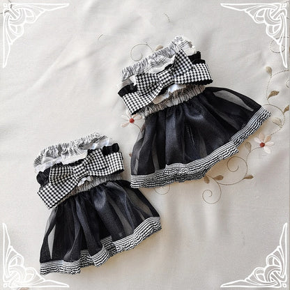 Sleeves Bowknot Puff