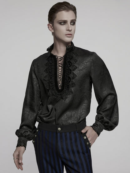 Goth Men's Shirt Black