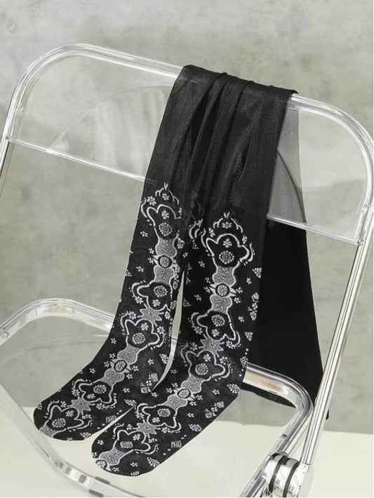 White Pattern Colors: Lolita (2 Lace Style Tights Elegant