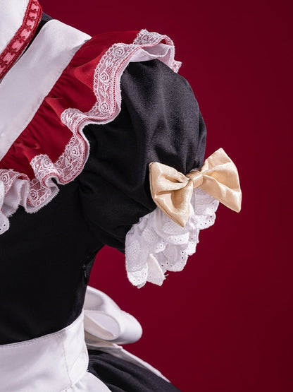 NEEDY GIRL OVERDOSE Sweets Paradise Dienstmädchenkleid Lolita-Stil Cosplay Kostüm