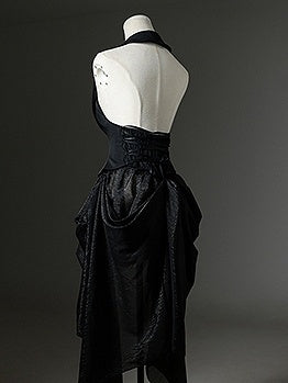 Black Ouji Lolita Blazer-Style Tailed Waistcoat - Ling Xi