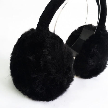 Wings Earmuffs Plush Black Bat