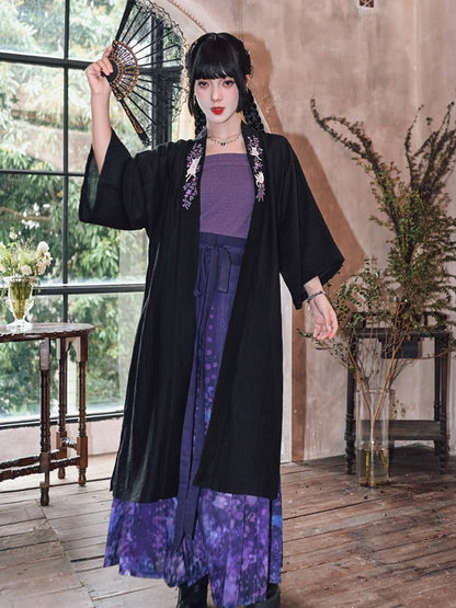 Chinese-Style Purple Camisole Top - Quirky Hut