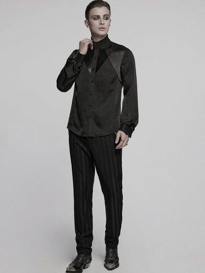 Men's Goth Shirt Black