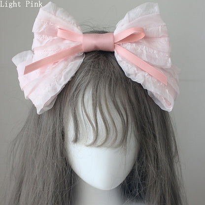 Hairclip 4 Color Options Bow Big