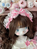 KC Polka-dot And Bowknot Lolita Pink Plaid Sweet Pattern Details