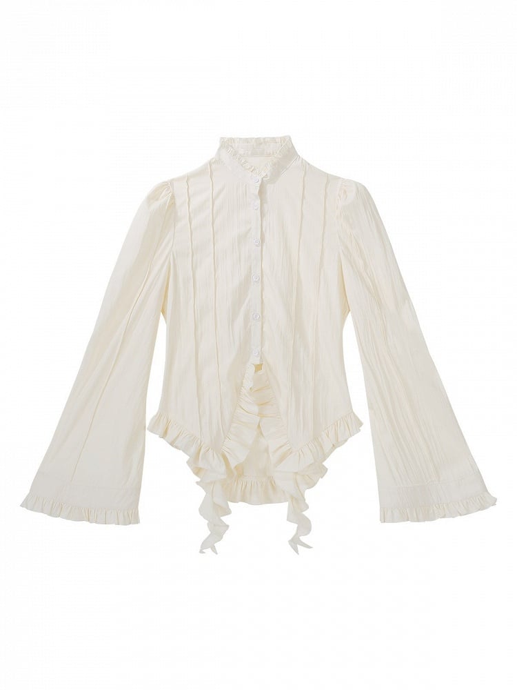 Classic Lolita Four-Piece Set with Ruffles and Embroidery - Xiong Dou Jiang