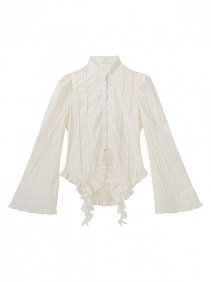 Classic Lolita Four-Piece Set with Ruffles and Embroidery - Xiong Dou Jiang