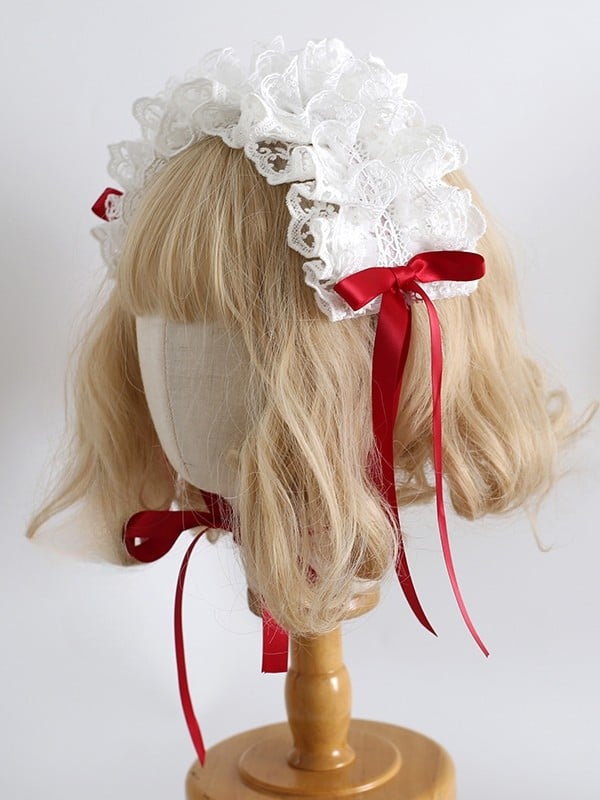 Color Details Sweet Options Ruffled Lolita Bowknot 9 Hairband