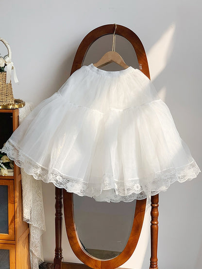 White Petticoat in 35cm, 45cm & 55cm Lengths - With PUJI