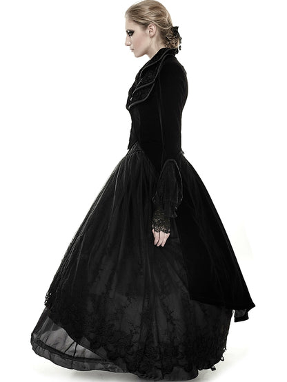 Black Long Gothic Coat