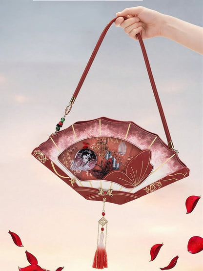 Sac Ita Papillon Rouge Brodé par un Fan - thejunco