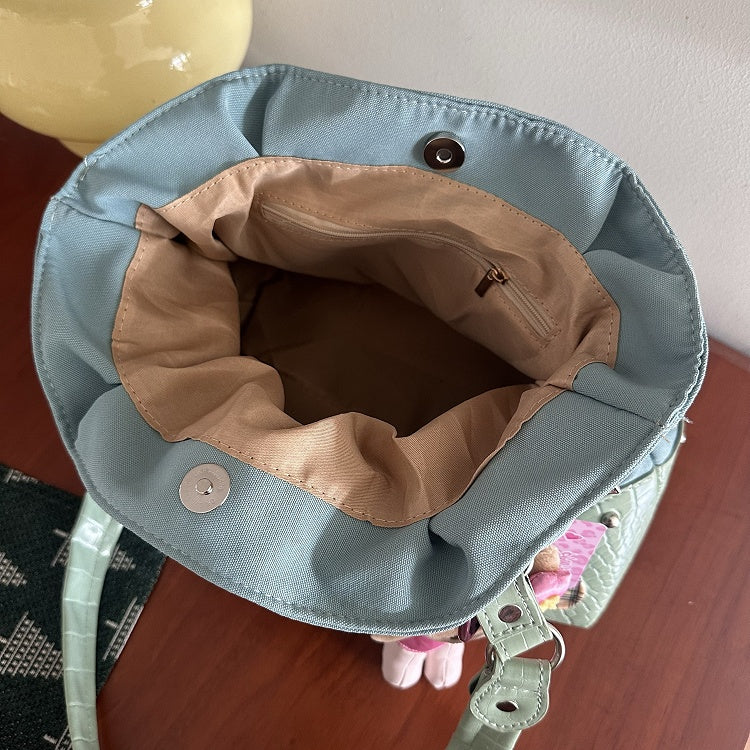 Y2K Green Vintage Underarm Bag Mint Shoulder Alternative