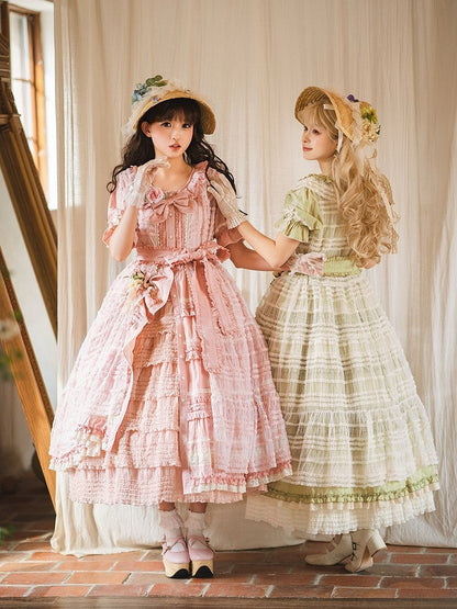 Tea-Length Ruffled Underskirt with Tiered Details - Miss Point