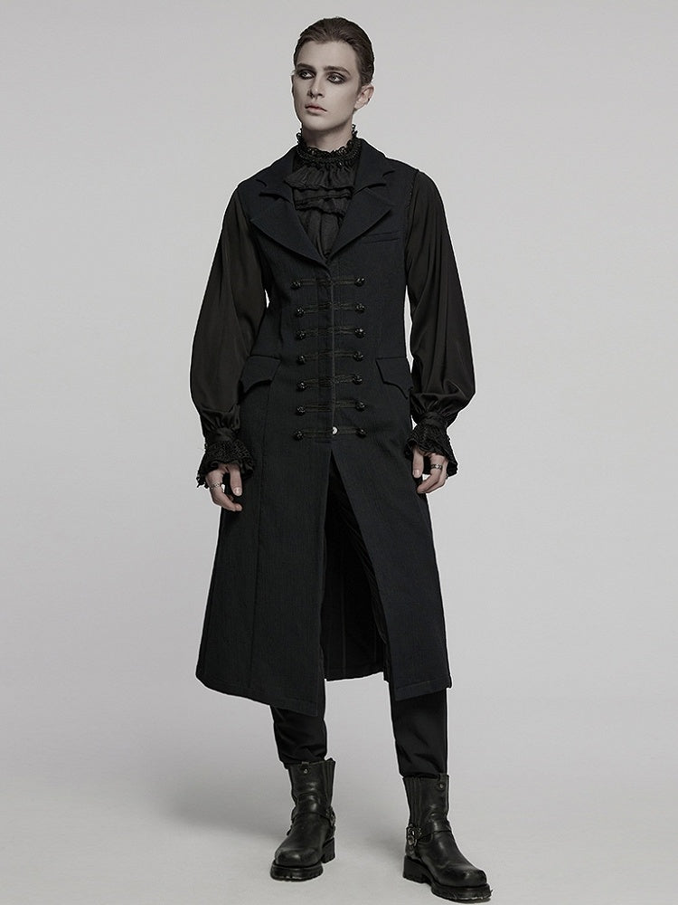 Night Dark Vest Men's Vampire Black