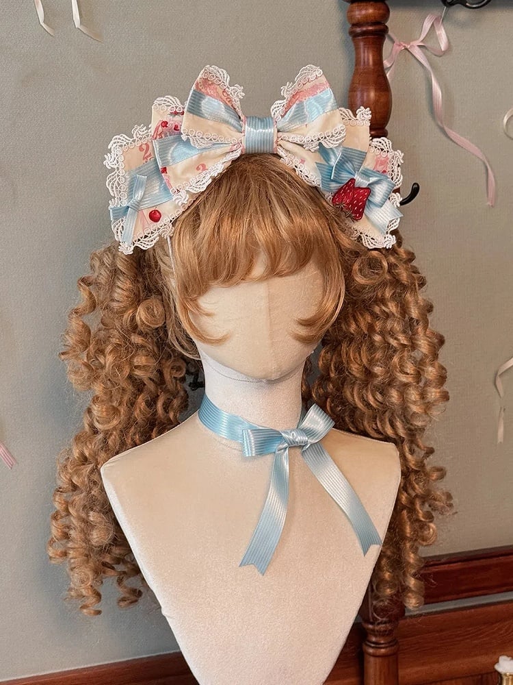 Pink Bowknot / Blue KC Yellow