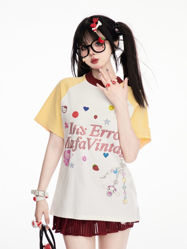 レッドナンバープリントレースプリーツスカート ワイン